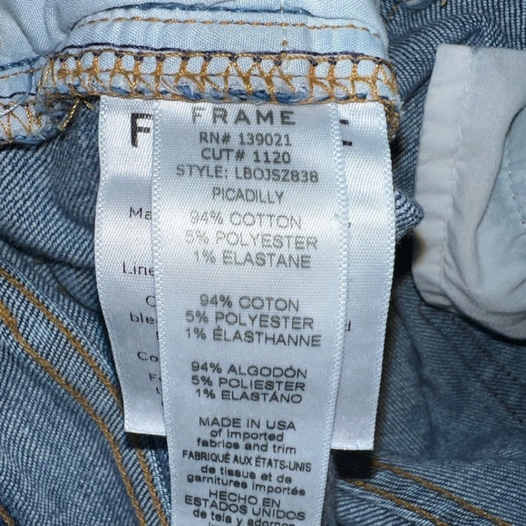 Frame Le Boy Piccadilly Jeans | Size 26 - Picture 10 of 11